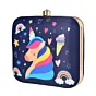 Women Unicorn Printed Clutch