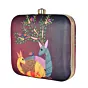 Women Deer Printed Clutch