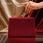 Woman Murli Embroidery Name Customized Clutch