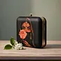 Woman Floral Woman Face Printed Clutch