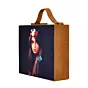 Women Native Blue Eyes Girl Clutch