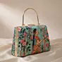 Women Traditional Women Portrait Printed Clutch