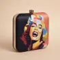 Women Marilyn Monroe Printed Clutch