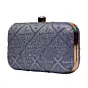 Women Embroidered Grey Background Cloth