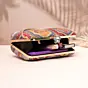 Woman Lavender Mandala Bloom Clutch