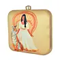 Women Queen With Tiger Printed Clutch