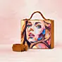 Women Blue Eyes Girl Portrait Clutch