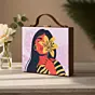 Women Yellow Flower Girl Clutch