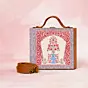Women Blue Decorative Vase Suitcase Style