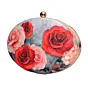 Woman Rosy Rose Clutch
