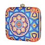 Woman Aesthetic Symmetrical Mandala Clutch
