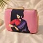 Women Purple Saree Women Clutch