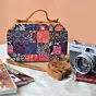 Woman Mosaic Tiles Print Clutch
