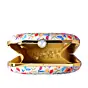Women Multicolor Floral Print Clutch