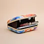 Women Rainbow Colored Printed Clutch