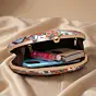 Women Madhubani Printed D-shape Clutch