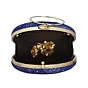 Women Sun-Moon Round Printed Clutch