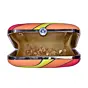Woman Rainbow Printed Clutch