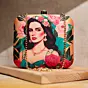 Women Lana Del Ray Printed Clutch
