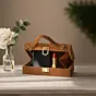 Women Yellow Flower Girl Clutch