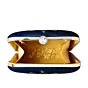 Women Golden Mandala Print Clutch