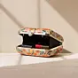 Women Beige Based Floral Printed Clutch