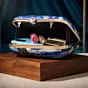 Women Starry Night Printed Clutch