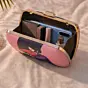 Women Purple Saree Women Clutch