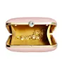 Women Pink Based Red Birds Printed Clutch