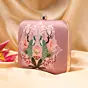 Woman Royal Peacock Printed Clutch