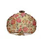 Women Floral Printed D-shape Clutch