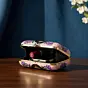Women Glam Girl Printed Clutch