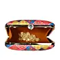 Women Diamond Shaped Multi-Coloured Printed Pattern Clutch