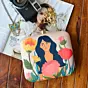 Women Flower Women Portrait Clutch