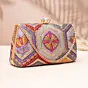 Woman Lavender Mandala Bloom Clutch