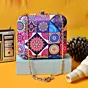 Women Multipattern Mandala Clutch