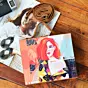 Women Red Hair Tropical Girl Clutch