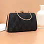 Women Noir Royale Embroidery Clutch