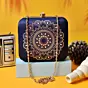 Woman Golden Mandala Clutch