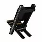 Wooden Rajasthani Art Work Beautiful Handcrafted Folding Handmade Wooden Small Chair Mobile Stand