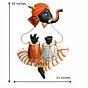 Musician Ganesha Playing Tabla Wall Hanging
