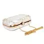 Embroidered White Box Clutch Bag Purse for Bridal 