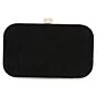 Fabdia Wedding  Hand Embroidered Black Box Clutch Bag Purse for Bridal 