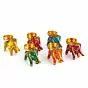 Handcrafted Recycled Material Elephant Tealight Candle Holder Home Decoration Item for Diwali (Pack of 6)