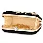 Fabdia Wedding  Hand Embroidered Black Box Clutch Bag Purse for Bridal 
