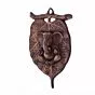 Metal Wall Hanging of Lord Ganesha on Leaf