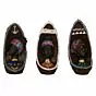 African Lady Figurines Showpieces for Living Room Side Table Wall Shelf Decor Home Decoration (Pack of 3 Figurines)