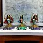 Antique Multicolor Elegant Home Decor Rajasthani Dancing Ladies Showpiece/Figurines | Table Decorative
