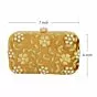 Women Golden Bridal Embroidered Clutch For Parties