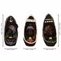 African Lady Figurines Showpieces for Living Room Side Table Wall Shelf Decor Home Decoration (Pack of 3 Figurines)